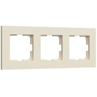 Рамка на 3 поста (айвори матовый, Slab) / W0032962