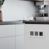 Рамка на 3 поста (белый матовый, Slab) / W0032961