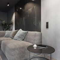 Рамка на 3 поста (бронза матовый, Slab) / W0032963