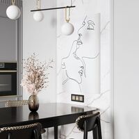 Рамка на 3 поста (черный матовый, Slab) / W0032908