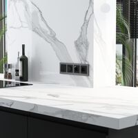 Рамка на 4 поста (серебряный soft-touch, Senso) / W0043106