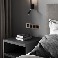 Рамка на 4 поста (шампань soft-touch, Senso) / W0043111