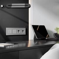 Рамка на 4 поста (серебро матовый, Slab) / W0042965