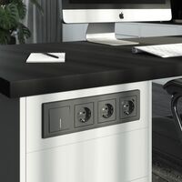 Рамка на 4 поста (графит матовый, Stark) / W0041864