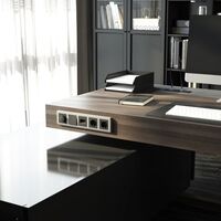 Рамка на 5 постов (серебряный матовый, Stark) / W0051865