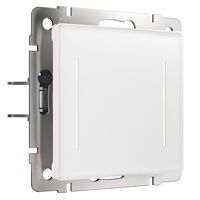 Сенсорный выключатель двухклавишный с подсветкой (белый) / W4522001