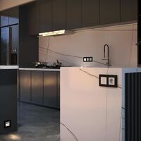 Сенсорный выключатель двухклавишный с подсветкой (белый) / W4522001