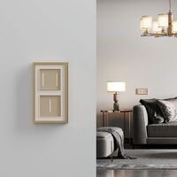 Сенсорный выключатель одноклавишный с подсветкой (шампань) / W4512011