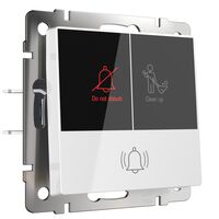 Кнопка звонка с индикацией для отелей (белый) / W1114601