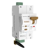 Умный автоматический выключатель 1P 63A C 6 kA / W1001P6301