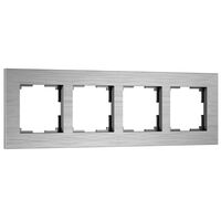 Рамка на 4 поста (алюминий, AluMax) / W0043506