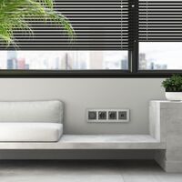 Рамка на 4 поста (алюминий, AluMax) / W0043506