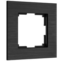 Рамка на 1 пост (черный алюминий, AluMax) / W0013508