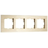 Рамка на 4 поста (шампань, AluMax) / W0043511