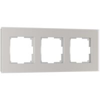 Рамка на 3 поста (дымчатый soft-touch, Senso) / W0033117