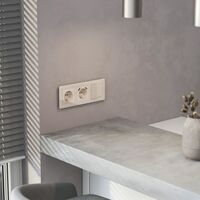 Накладка для розетки USB (айвори акрил) / W1179543