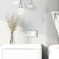 Накладка для розетки USB (белый акрил) / W1179541