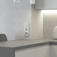 Накладка для розетки USB (белый акрил) / W1179541