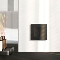 Рамка на 1 пост (черный алюминий, AluMax) / W0013508