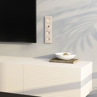 ТВ-розетка оконечная (айвори акрил) / W1183043