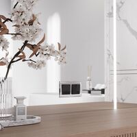 Выключатель двухклавишный проходной (черный акрил) / W1122048