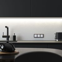 Выключатель одноклавишный (белый акрил) / W1110041