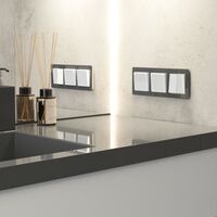 Розетка влагозащ. с зазем. с защит. крышкой и шторками (белый акрил) / W1171241