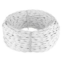 Ретро кабель витой 2х2,5 (белый) / W6452601