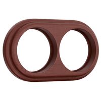 Рамка на 2 поста (итальянский орех, Legend) / W0025225