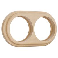 Рамка на 2 поста (светлый бук, Legend) / W0025224