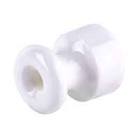 Изолятор 100 шт. без винта (белый) Ретро / W6431401