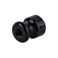 Изолятор 50 шт. без винта (черный) Ретро / WL18-17-02