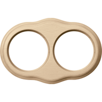 Рамка на 2 поста (светлый бук, Legend Wave) / WL20-frame-02