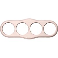 Рамка на 4 поста (беленый дуб, Legend Wave) / WL20-frame-04