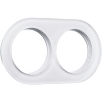 Рамка на 2 поста (белый, Favorit Runda) / WL21-frame-02