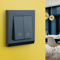 Рамка на 1 пост (черный, Stark) / W0011808