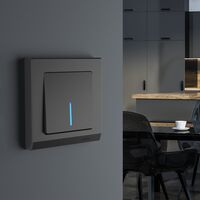 Рамка на 1 пост (черный, Stark) / W0011808