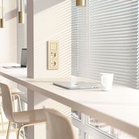 Рамка на 3 поста (шампань, AluMax) / W0033511