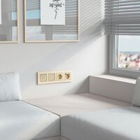 Рамка на 4 поста (шампань, AluMax) / W0043511