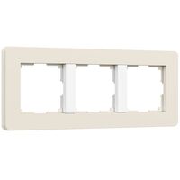 Рамка на 3 поста (айвори/белый, Split) / W0033066
