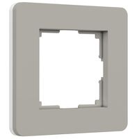 Рамка на 1 пост (дымчатый/белый, Split) / W0013067