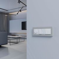 Рамка на 3 поста (дымчатый/белый, Split) / W0033067