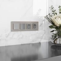 Рамка на 4 поста (дымчатый soft-touch, Senso) / W0043117