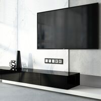 Рамка на 5 поста (черный матовый, Slab) / W0052908