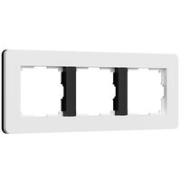 Рамка на 3 поста (белый/черный, Split) / W0033068