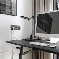 Акустическая розетка (графит рифленый) / W1185004