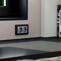 Рамка для двойной розетки (черный,Stark) / W0081808