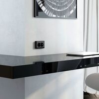 Рамка для двойной розетки (черный,Stark) / W0081808