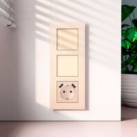 Рамка на 3 поста (шампань, AluMax) / W0033511