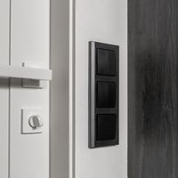 Рамка на 3 поста (черный, Stark) / W0031808